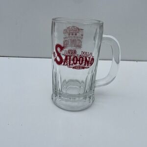 Silver Dollar City Branson MO Silver Dollar Saloon Show Glass Beer Mug Stein vt